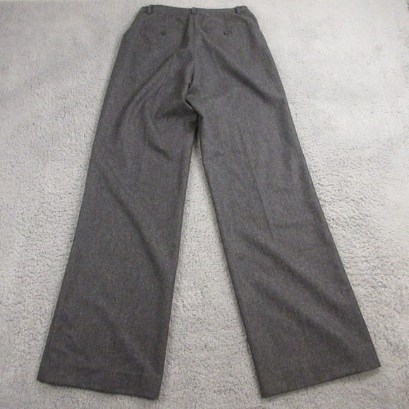 Massimo Alba Womens Wool Wide Leg Trouser Pants size 40 Made in‎ Italy Gray - Picture 5 of 12